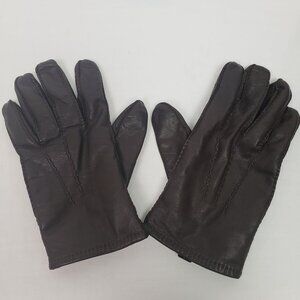 Mens' Brown Genuine Leather Riding Driving Gloves Sz 9.5 EXCELLENT CONDITION!!!